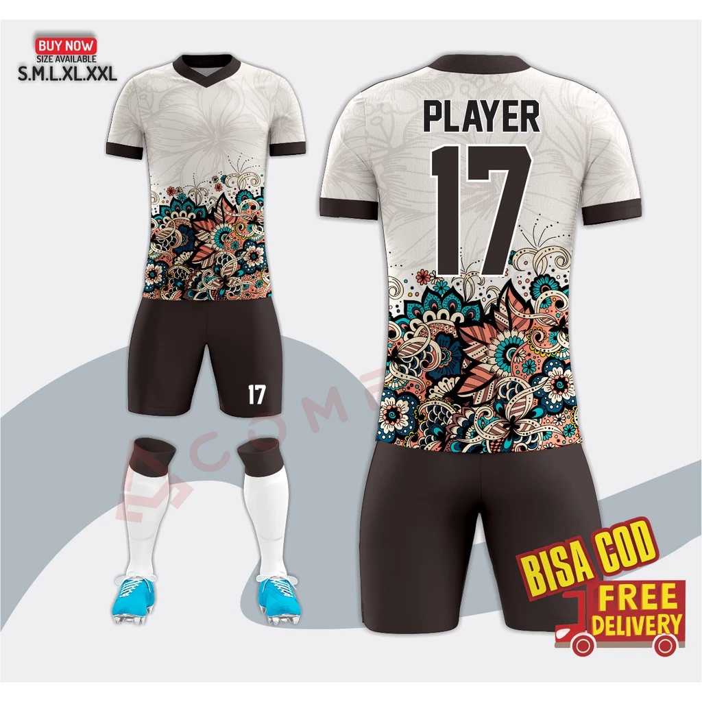 Jersey Printing Bola Baju Jersey Futsal Jersey Badminton Jersey Volly Bisa Custom