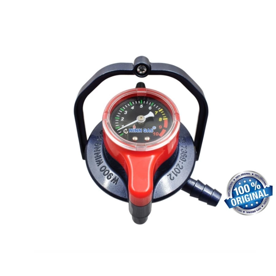 Winn Gas Regulator LPG Double Lock Pengunci Ganda Tekanan Rendah