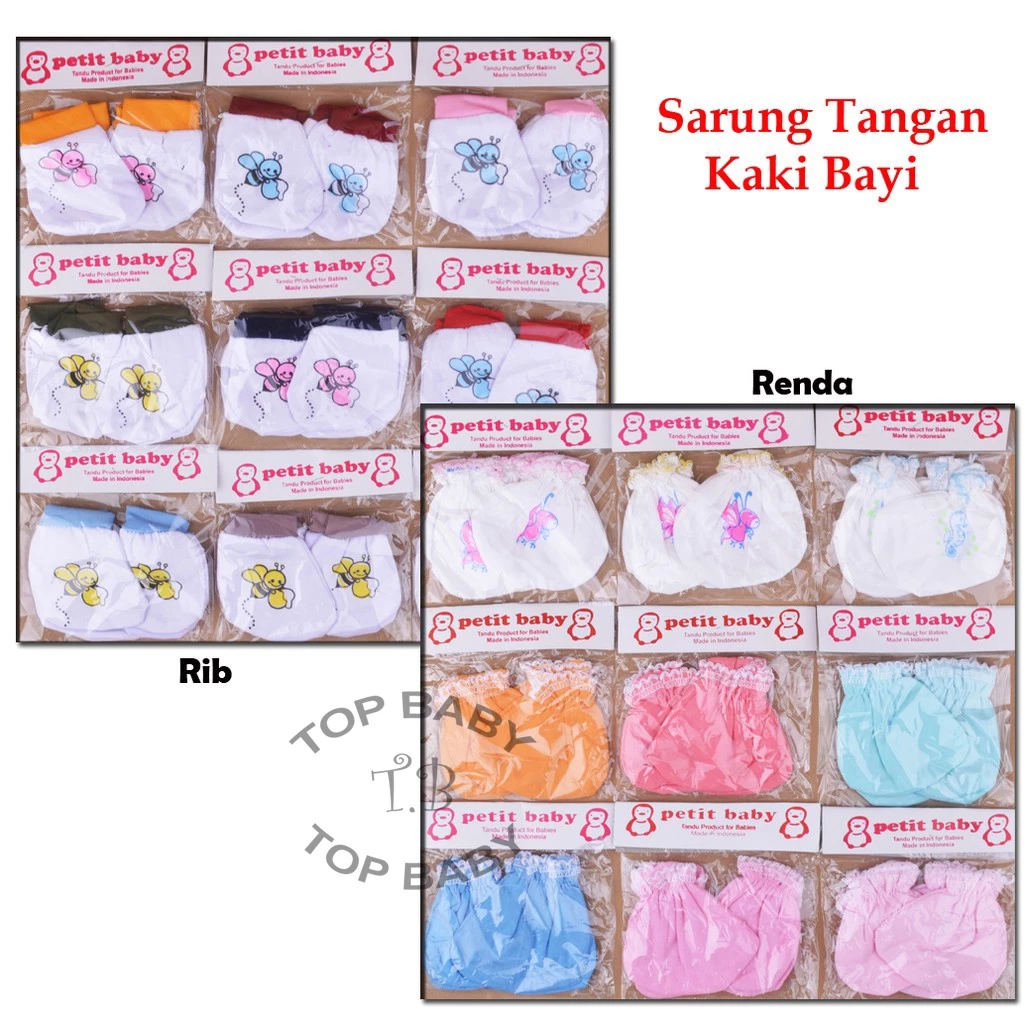 Sarung Tangan Dan Kaos Kaki Bayi Petit Baby - 4592