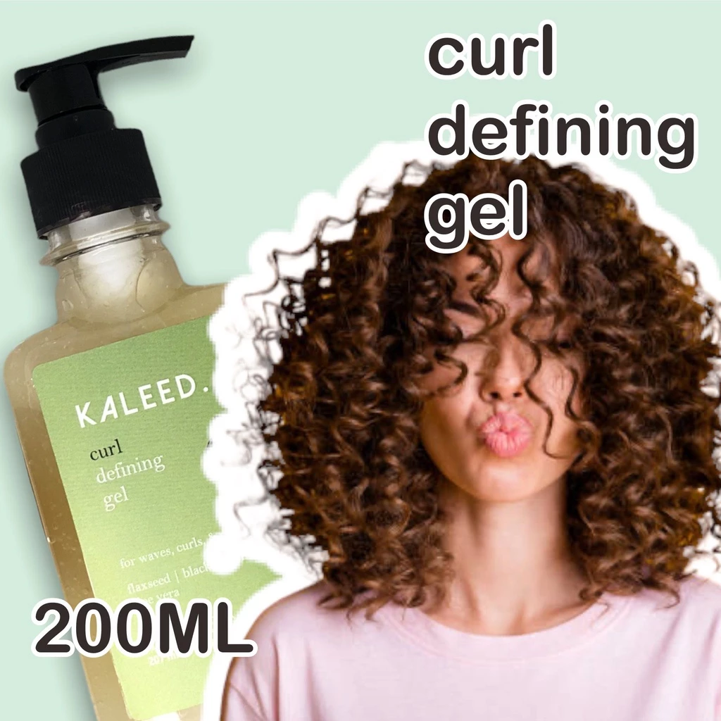Kaleed Natural Curl Defining Gel untuk Rambut Keriting