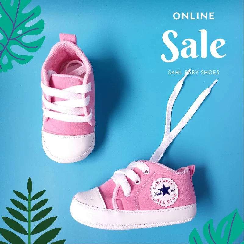 Sepatu bayi PREWALKER  umur 0-15Bulan Belajar berjalan/merangkak/Sepatu bayi cowok/sepatu bayi perempuan