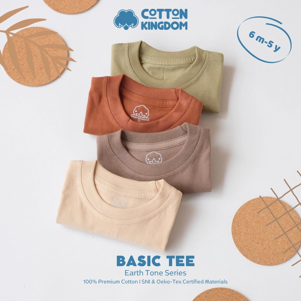 Cotton Kingdom Basic Tee Earth Tone Series