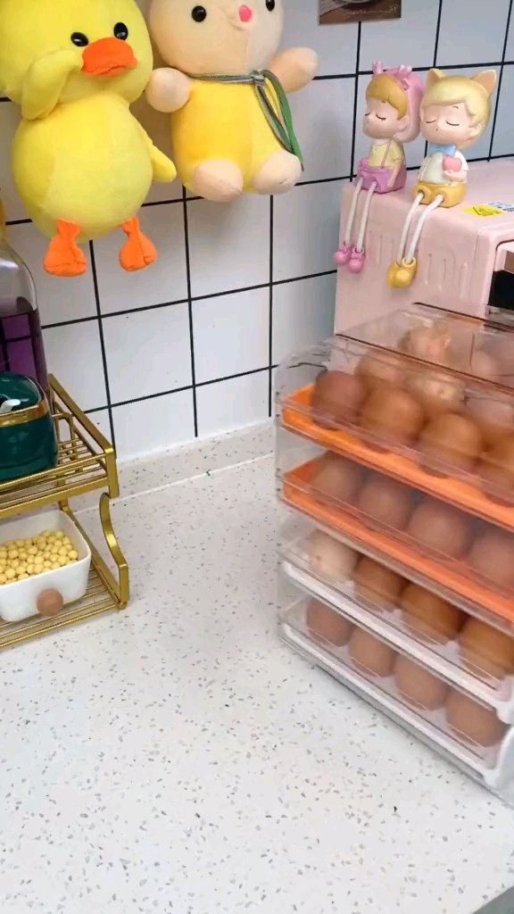 SK-C410 Tempat Telur 2 Tingkat Egg Storage Box Organizer / Rak Telur 2 Susun#gratisongkir #trending2022