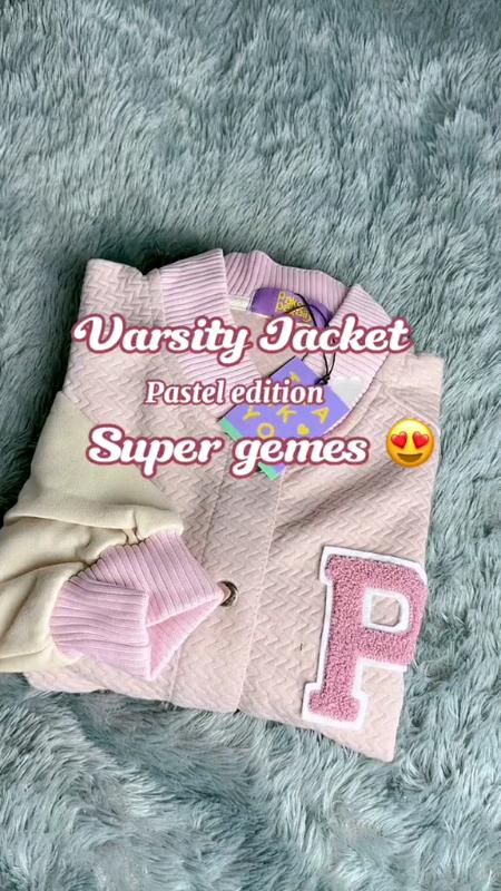 Pecinta warna pastel ngumpuuull #jaketoversize #jaketvarsity #sweater #BadaiTapiBudget #SpillRacunShopee #RacunShopeeAtasan #ShopeeFashionHaul #foryou