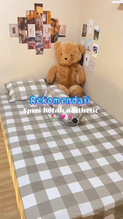 Sprei bahan katun halus premium harga ambyar jangan lupa cek keranjang kuning #spreimurahberkualitas #estetik #vintage #shopee66megaelektron#ShopeeCOD
