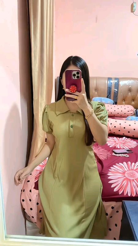 #dresknitwanita #dreskerahkancing #dreslucu #drescantik #RacunShopeeCheck