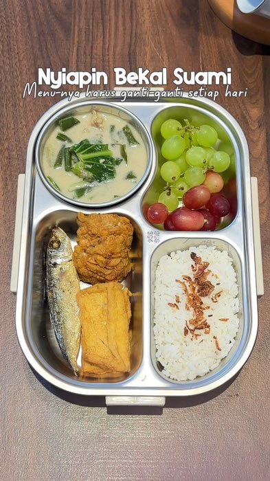 Nyiapin bekal untuk suami. #kotakbekal #kotakbekalstainless #lunchbox #lunchboxstainles #bekalmakansiang