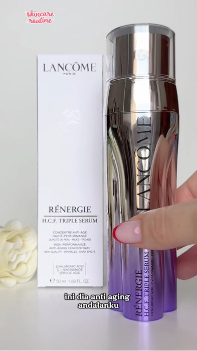 ❤️ANTI AGING SERUM #lancome #DiskonRacunShopee #ShopeeBeautyHaul #serumantiaging #skincareroutine #krimwajah #lancomerenergie #skincarepremium