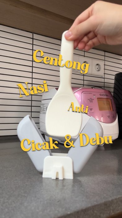 Tempat centong nasi. #tempatcentongnasi #tempatcentongnasiotomatis #centongnasiantilengket #SpillRacunShopee #PromoNonStop #SpillBawaBerkah
