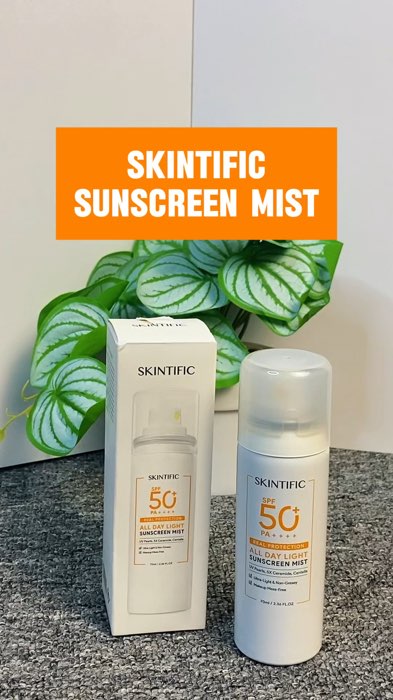 Skintific Sunscreen Mist #skintific #skintificsunscreen #skintificsunscreenmist #RacunShopee #ShopeeBeautyHaul #SpillRacunShoopee #fyp