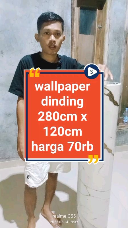 wallpaper dinding #PromoNonStop #RacunShopee #ViralDiShopeeVideo #ShopeeCOD #Diskon50Persen