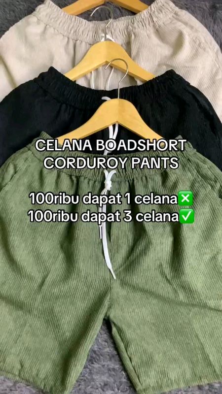 Mumpung lagi promo murah#celanacorduroymurah #corduroypants #boardshortcorduroy #celanapendekcorduroypriaterlaris