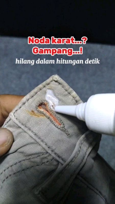 masih berantem sama noda karat?hajar aja sama ini. #penghilangnoda #penghilangnodakarat #penghilangnodapakaian #nodakaratbaju #nodakarat