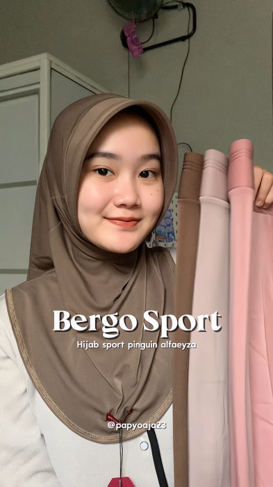 Bergo pinguin🤍🫧🛒 #bergosport #bergomurah #bergodaily #bergohijab #shopeevideo #fypシ #RacunShopee