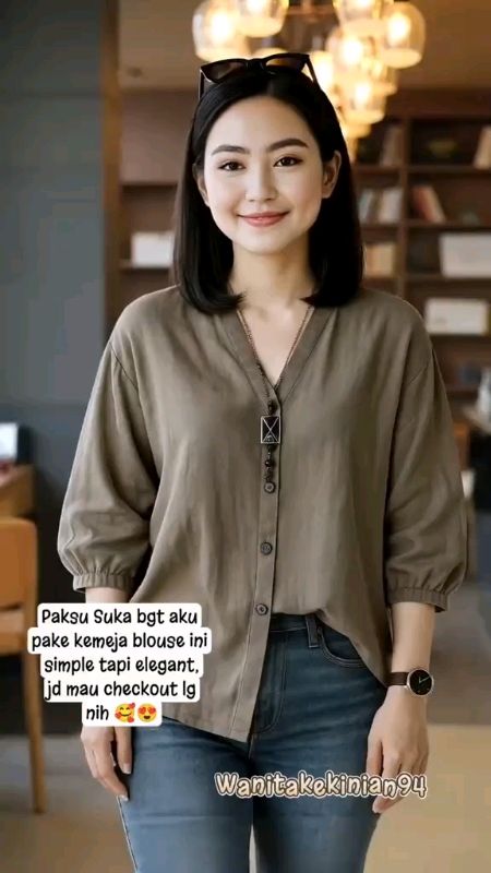 Kemeja auto rapi, solusi outfit kekinian dan baju kerja. #kemejaautorapi #kemejakerja #outfitkekinian #bajukerjawanita