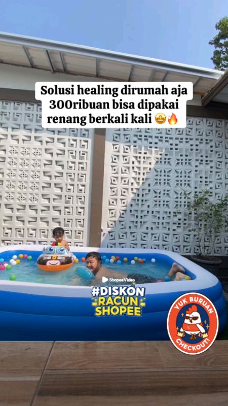 Kolam renang anak cocok. buat di rumah gaess #yfp #kolamrenanganakmurah #kolamrenang