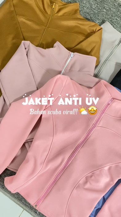 Ada yang baru nih jaket olahraga anti uv cocok buat olahraga apalagi yang suka banget joging,GAS CO GASIH?🤩🔥‼️#SZIASTOK #joging #ViralDiShopeeVideo