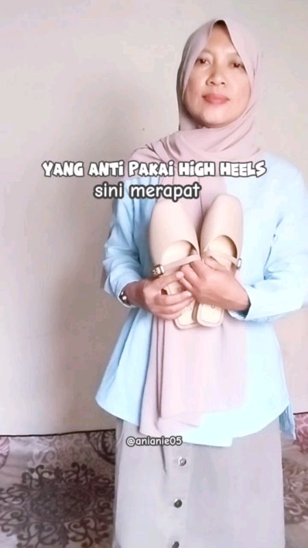 yang anti pakai high heels #sandal #sandalwanita #sandalmurah #sandalflat #RacunShopee #fitcheck #OOTDFashionShopee #ViralDiShopeeVideo #fyp #fashion
