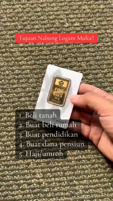 Tujuan Nabung Dengan Logam Mulia #emasantam#antamesmas#emasantamlegal