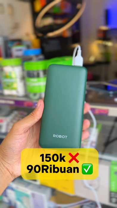sekarang harganya turun #powerbank #powerbankrobot #RacunShopee