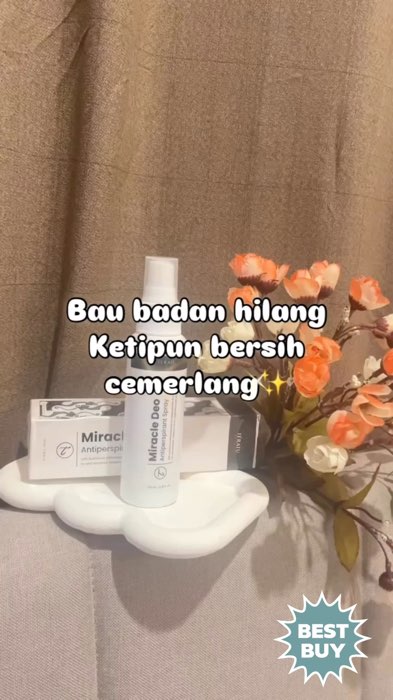 Ngaruh banget pakai ini seharian keringat berkurang😍👍🏻 #antiperspirant #AntiPerspirantDeodorant #deodorantspray #hempasbuluketek #trending #fyp