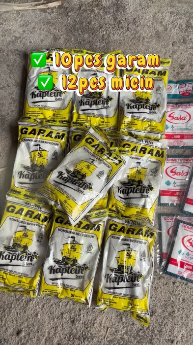 Paket masak murah ✅ #micin #garam #garamdapur