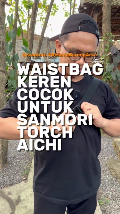 waistbag sunmori ✨#waistbag #taspinggang #crossbodybag #taspria #tassunmori #tasmotor #tasriding #tasrider #tasANTIAIR #taskekinian #RacunShopee #ootd