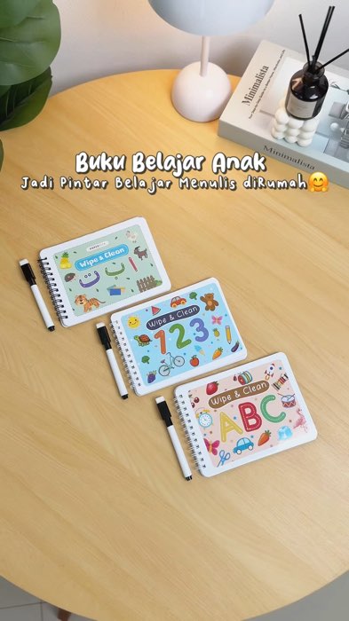#bukuwipeclean #bukuwipeandclean #bukubelajarmenulis #bukubelajaranak #bukuanak #bukuanakbelajarmenulis #bukuanakviral #bukubelajar