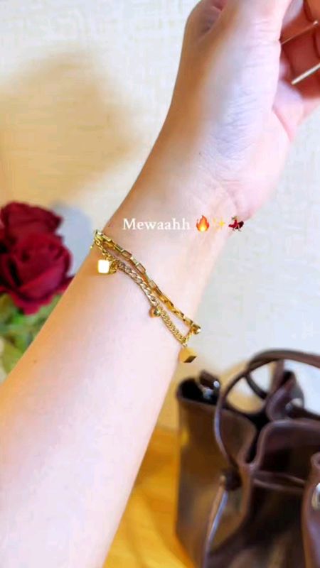 #RacunShopee #gelang #gelangtitanium #gelangantikarat