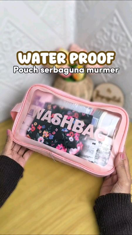 Pouch penyimpanan serba guna #RacunShopee #ShopeeLook #ShopeeRamadanLook #ShopeeFashionHaul #GratisOngkirRP0 #pouchtravelling #washbag #pouchserbaguna