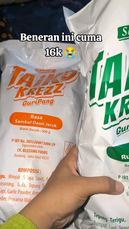 #cemilan #cemilanviral #cemilanenak #snack #taikokrezzguripang #taikokrezz #taikosnack #taikoguripang