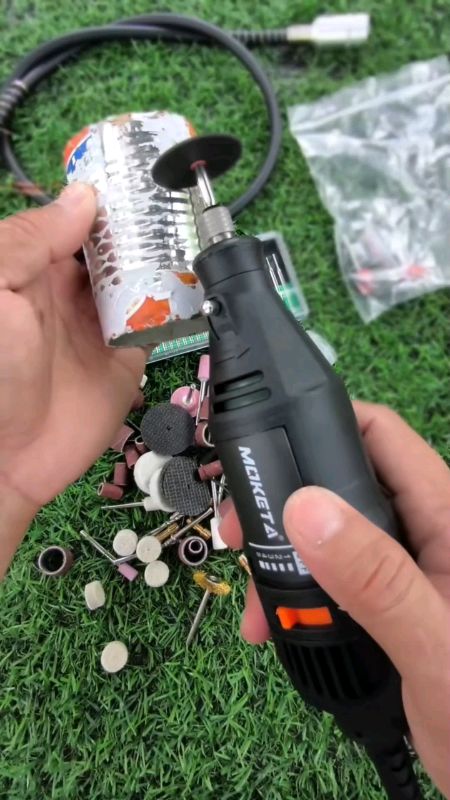 MOKETA Mini Grinder Tuner Gerinda Bor Mini Multifungsi #RacunShopee #RacunShopeeCheck #minigerinder #gerindamini #minigrinderlengkap #borgerinda