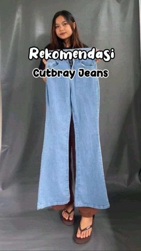 Highwaist cutbray #celanacutbray #celanawanita #cutbrayjeans #fyp #RacunShopee #SpillRacunShopee #ViralDiShopeeVideo #SpillBawaBerkah #ShopeeLook