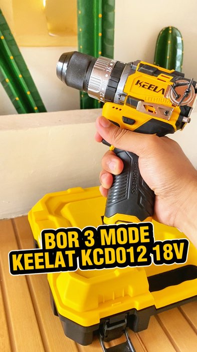 Bor Impact #keelat KCD012 18V #borbaterai #kcd01218v #keelat #borimpact #ShopeeReview