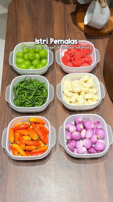 Beruntungnya jadi istri pemalas. #wadahbumbu #wadahbumbudapur #tempatbumbu #foodprep #wadahfoodprep
