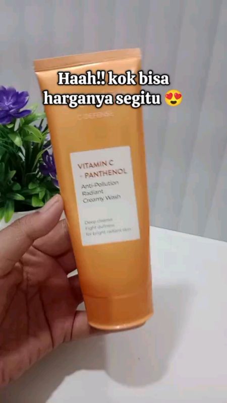 Wardah c defence creamy wash #wardah #facialwash #WardahGlowGoals #RacunShopee #SpillRacunShopee #TermurahDiShopee #BadaiTapiBudget #fyp