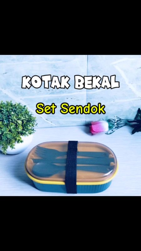 Kotak Bekal oval #kotakmakan #bekalanaksekolah #kotakbekalviral