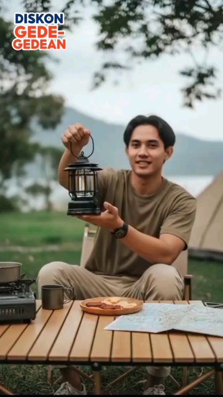 Lampu Camping L-27 Lampu Kemah Retro..#LampuLEDRetroSmailDroplight #lampukemahretroviral #LampuWorklight #lampuemergencyviral #lampukemah Fyp♥️