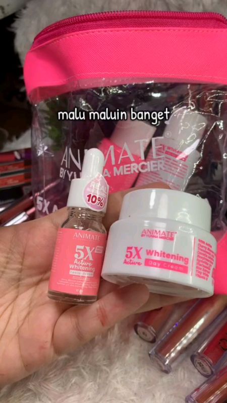 #AnimateSkinGlowSet5xAvtibeWhitening #paketkulitbrutusan #bundlinganimate5activewhitengdaycreamnightcream #animateserum #bikinmukakammakinglowing