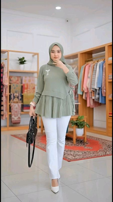 atasan wanita #ShopeeReview #ShopeeRamadanLook #ShopeeMixnMatch #blousewanitakekinian #blousecrinkle #atasanwanita