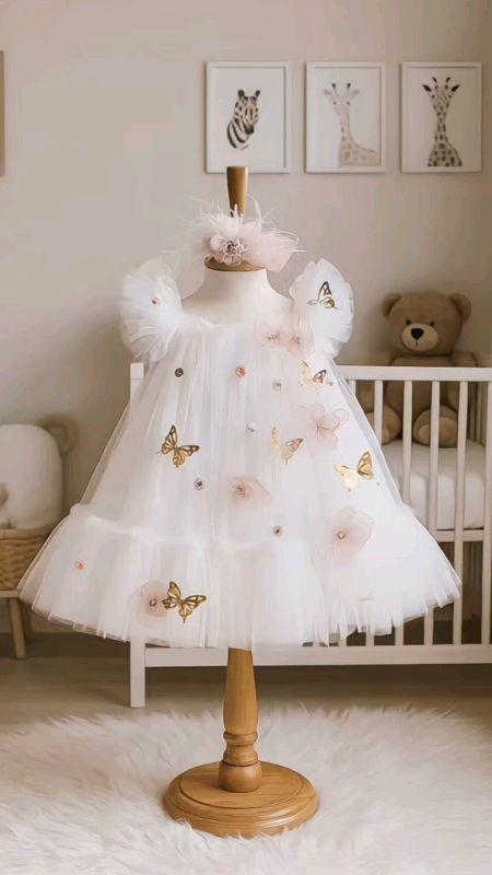Gaun Anak Bunga-bunga Premium 0-6 Tahun #Shop...