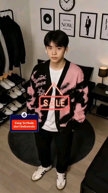 cardigan limited#cardigankoreanstyle #cardiganpremium #outfit #ootdanakcowok #RacunShopeeOOTD #racunshope #starboyaesthetic