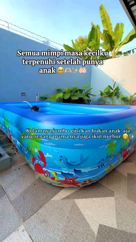 KOLAM RENANG ANAK JUMBO #RacunShopee #SpillRacunShopee #ViralDiShopeeVideo #kolamrenang #kolamrenanganakmurah #kolamrenangportable #kolamrenangjumbo