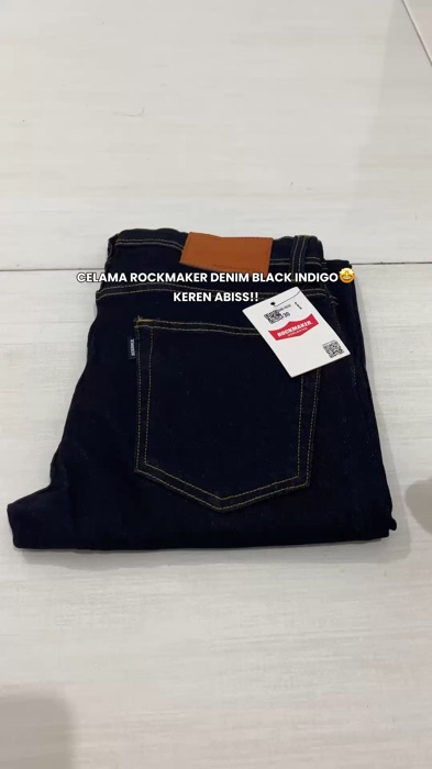 rockmaker denim slik fit #denim #slimfit #rockmaker #celanapanjang #regular #celana #celanakerenmurah #celanajeans
