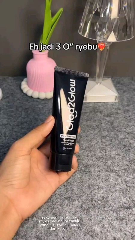 facial cleanser peeling ash+bha#glad2glow#facialwash #ShopeeCOD #shopeevideo #RacunShopee #promoshopee #ViralDiShopeeVideo
