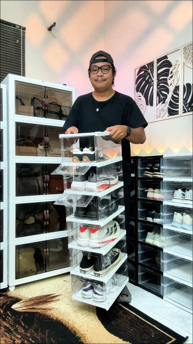Rak sepatu tertutup anti debu transparan #raksusunmurah #rakserbaguna #raksusun #rakmurah #rakmultifungsi
