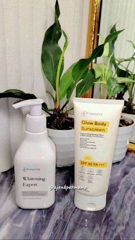 bodycare iswhite#iswhite #iswhitebodycare #bodycare #pemutihbadan #bodyserum #bodysunscreen #sunblock #RacunShopee #ShopeeBeautyHaul #SpillRacunShopee