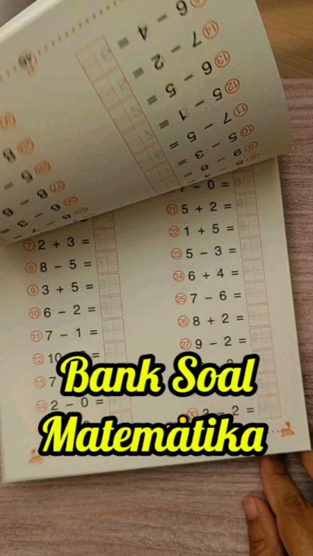 Buku soal matematika penjumlahan pengurangan #bukusoalmatematika #soalpenjumlahan #soalmatematika #PromoNonStop #SpillBawaBerkah #RacunShopee #soalmtk