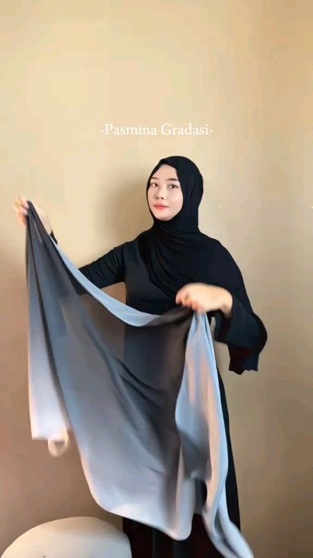 [COD] Pashmina Ombre Gradasi 2 Warna Ceruty BabyDoll Premium#SpillRacunShope #TermurahDiShopee