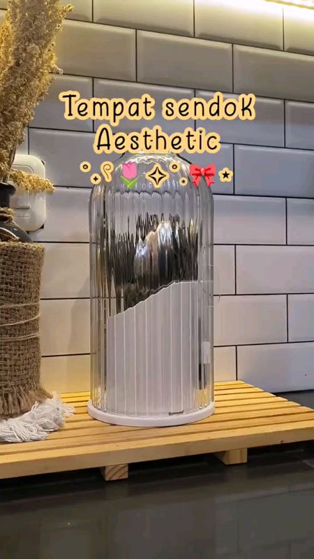 Tempat sendok Garpu Berputar Multifungsi cek keranjang ornge k 🥰#ViralDiShopeeVideo #racunshopeecheeck #kekinian #codinaja #GratisOngkirRPO